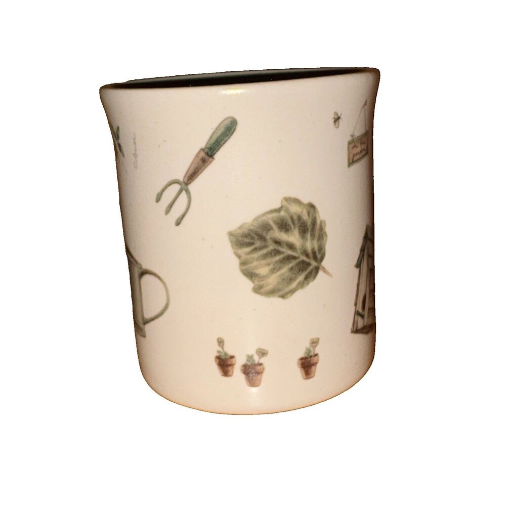 Pfaltzgraff Naturewood REPLACEMENT Coffee Cup Mug Green Plants Garden - Picture 2 of 5